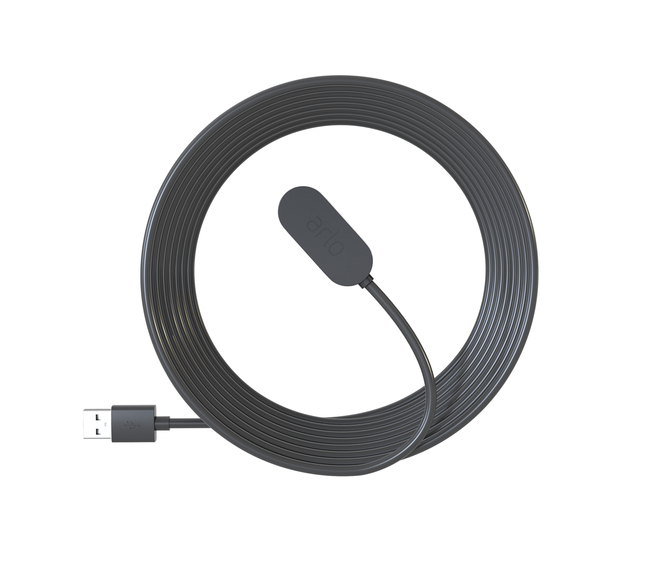 8 Ft. Indoor Magnetic Charging Cable - Black